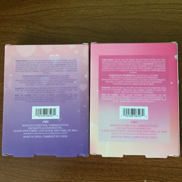 It’s bundle time! NWOT 2pk Crystal Waters 3-pair Hydrogel Eye Patches Set - Picture 4 of 4